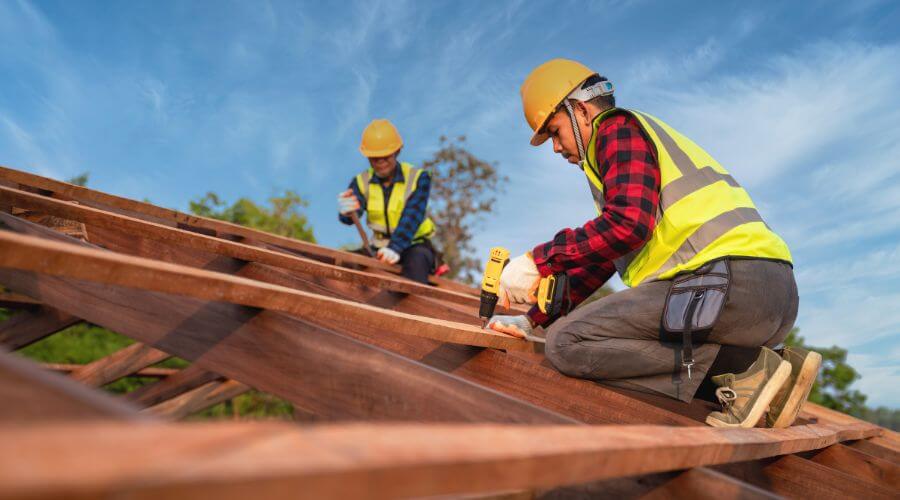 GAF Grand Sequoia installation in Jamestown, CA